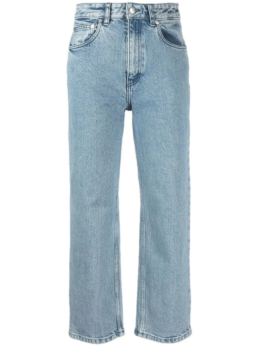 Briony Straight-Leg Cropped Jeans