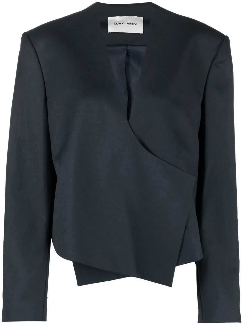 Asymmetric Wool-Blend Jacket