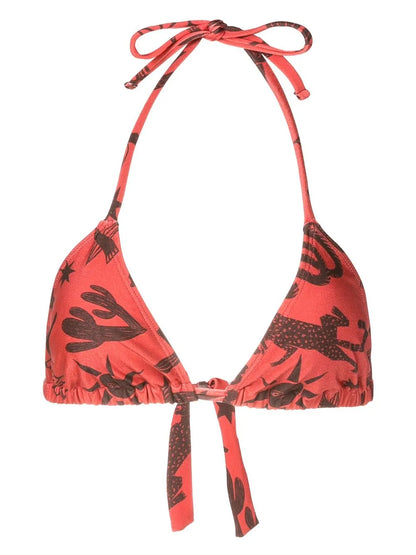 Iasmin Halterneck Printed Bikini Top