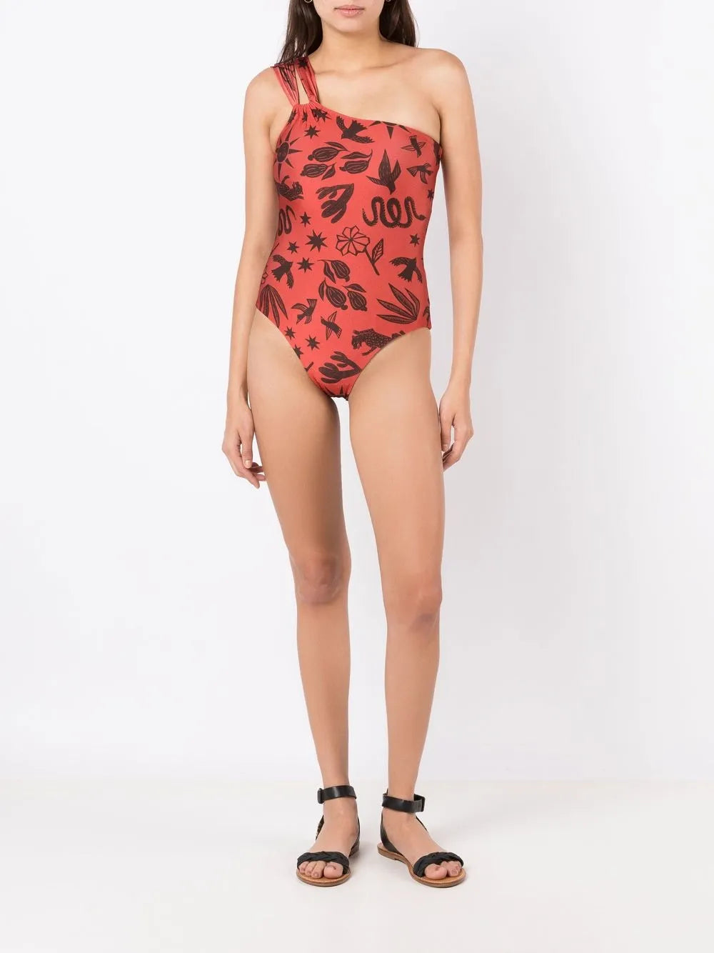 Miusha Double-Strap Swimsuit