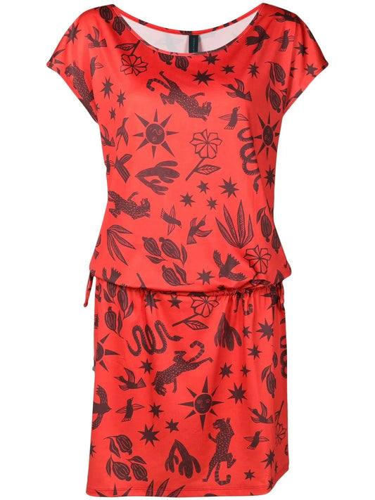 Shiva Estampado T-Shirt Dress