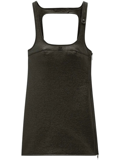 Re-Edition Vinyl Mini Dress
