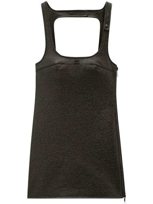Re-Edition Vinyl Mini Dress