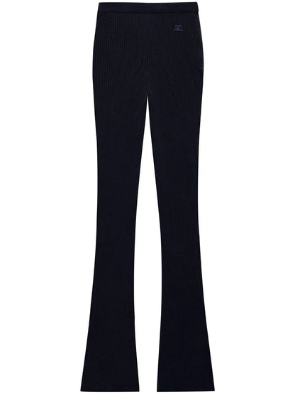 Reediton Ribbed Flared Trousers