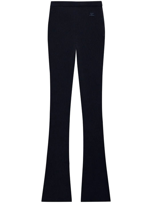 Reediton Ribbed Flared Trousers