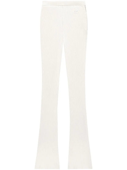 Reediton Ribbed Flared Trousers