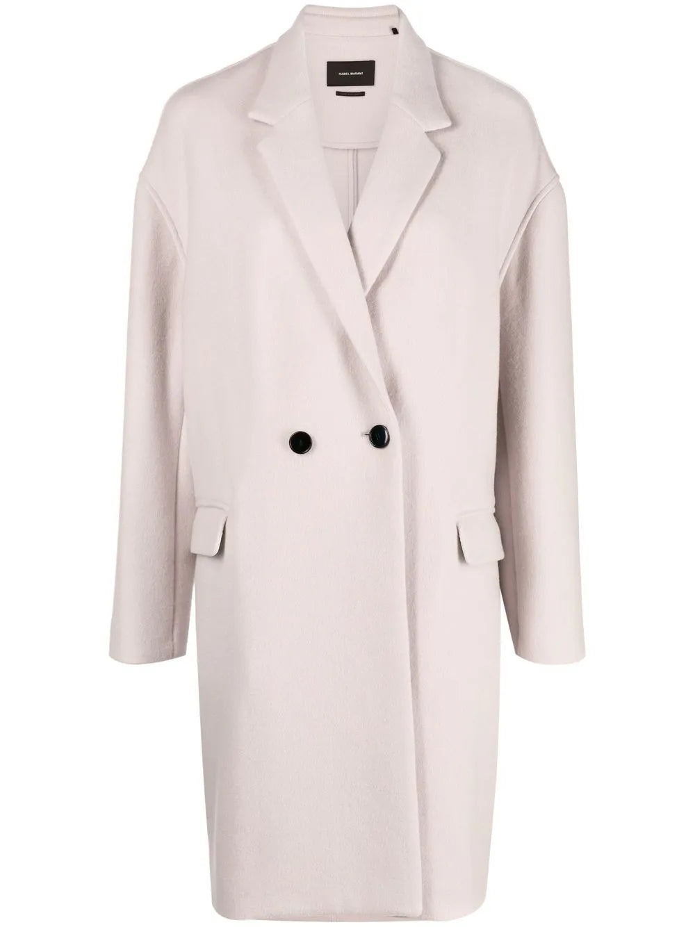 Double-Breasted Midi Coat