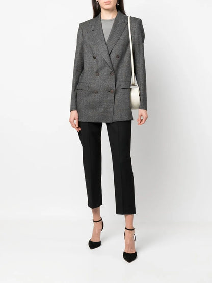 Low-Rise Tailored Cropped Trousers