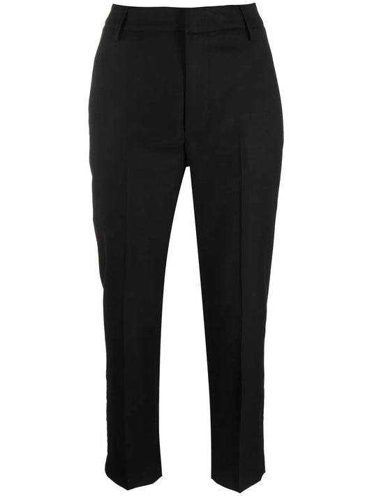 Low-Rise Tailored Cropped Trousers