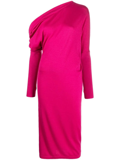 Off-Shoulder Jumper Dress