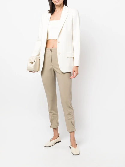 Cropped Chino Trousers
