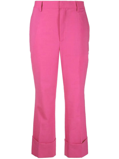 Cropped Tailored Trousers