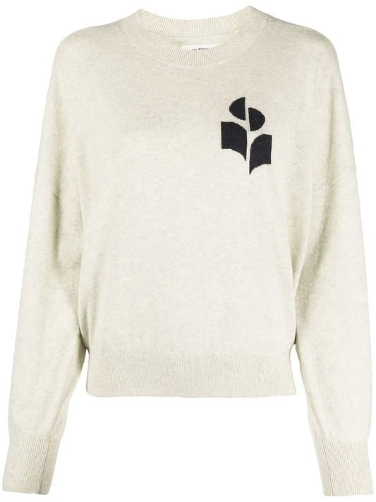 Marisans Logo-Intarsia Sweater