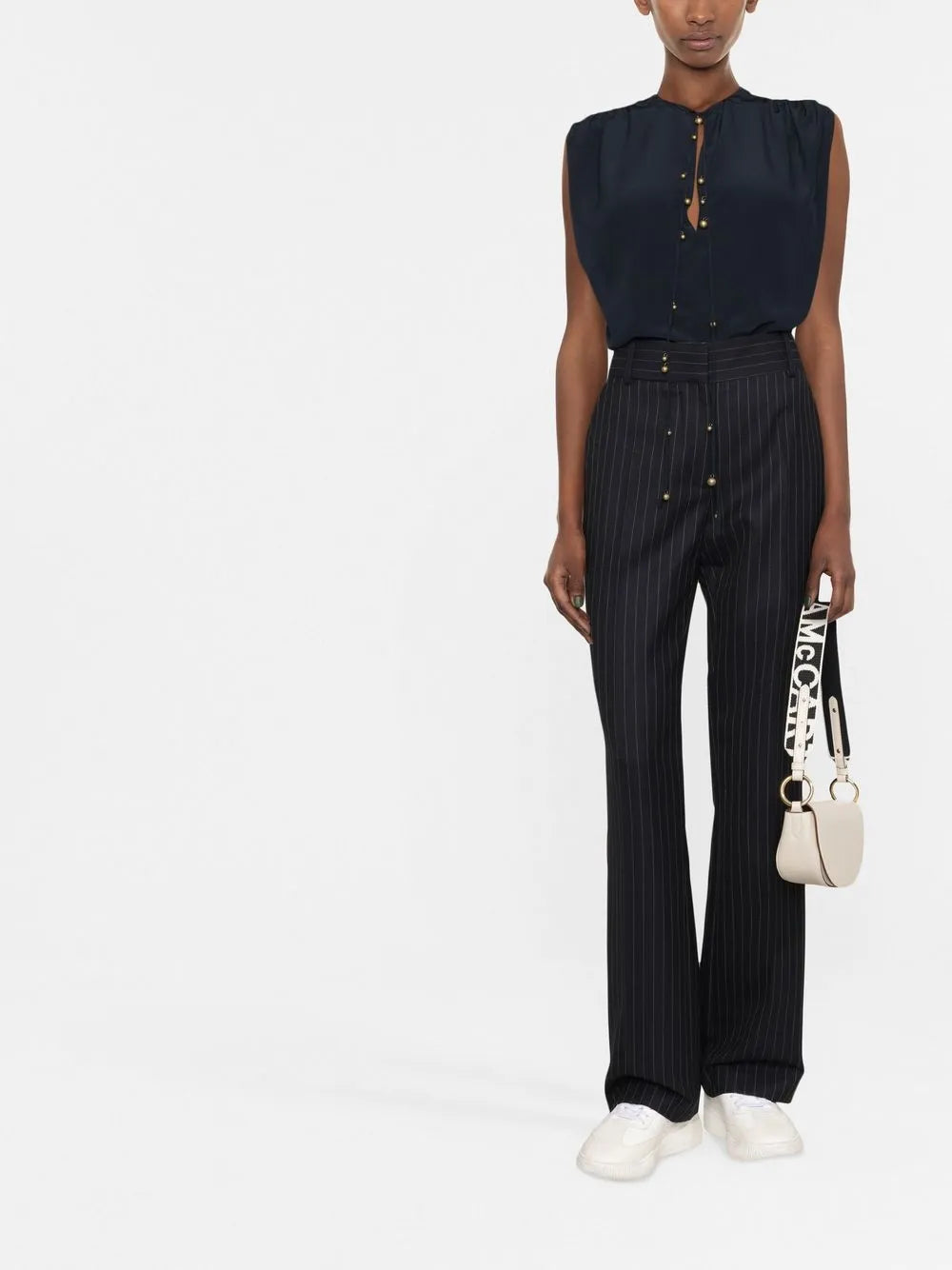 Buttoned Silk Blouse