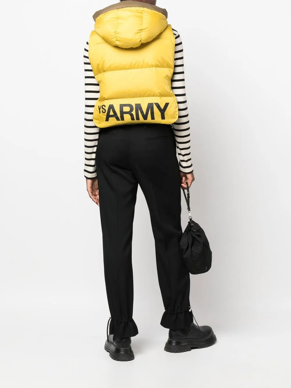 Logo-Print Reversible Padded Gilet