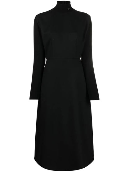 Logo Long-Sleeve Dress