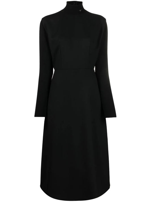 Logo Long-Sleeve Dress