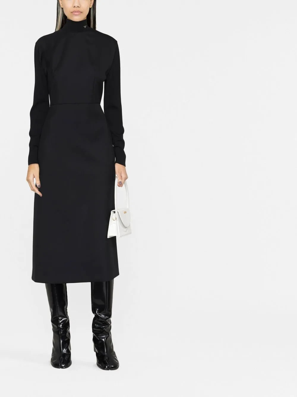 Logo Long-Sleeve Dress
