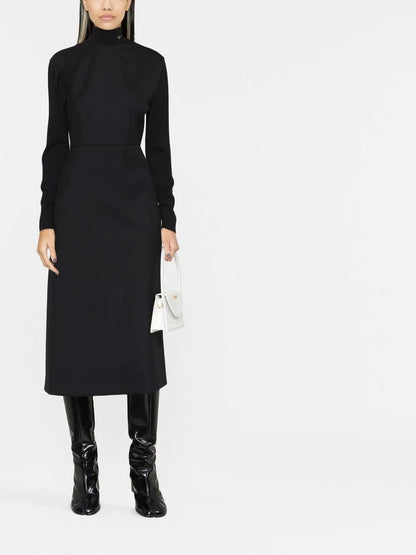 Logo Long-Sleeve Dress