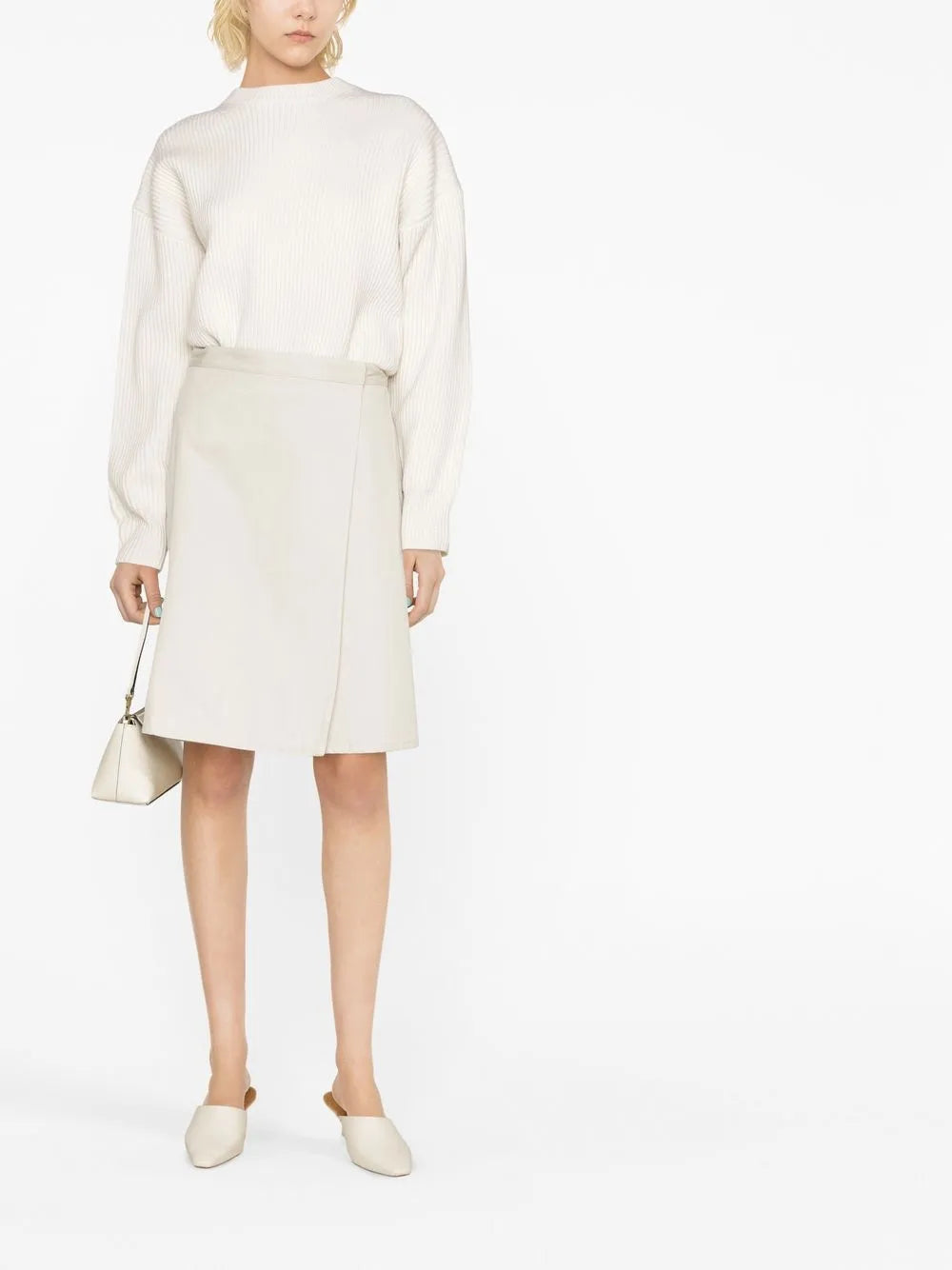 Round-Neck Knitted Jumper