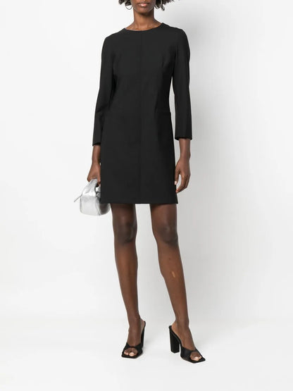 Round Neck Shift Dress