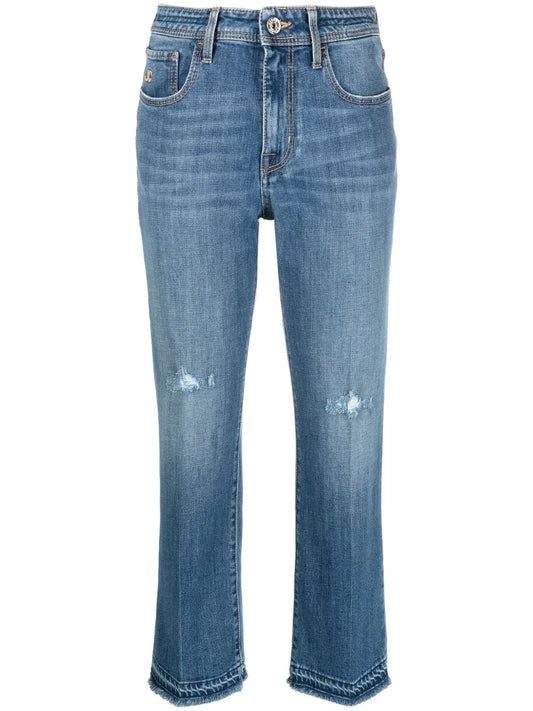 Kate Cropped Straight-Leg Jeans