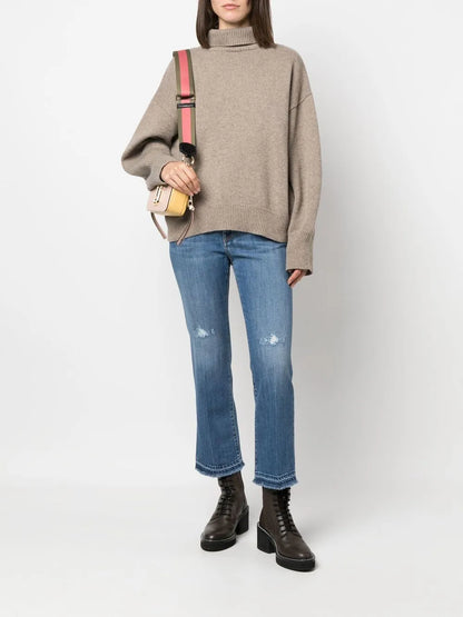 Kate Cropped Straight-Leg Jeans