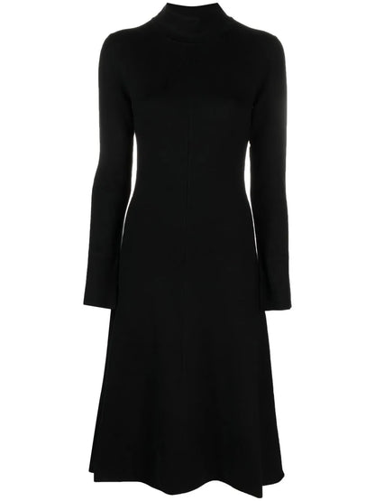 Long-Sleeve Midi Dress
