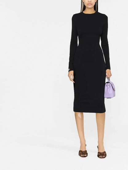 Long-Sleeved Tailored Dress