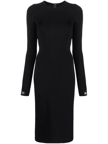 Long-Sleeved Tailored Dress