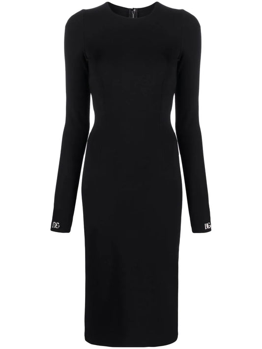 Long-Sleeved Tailored Dress