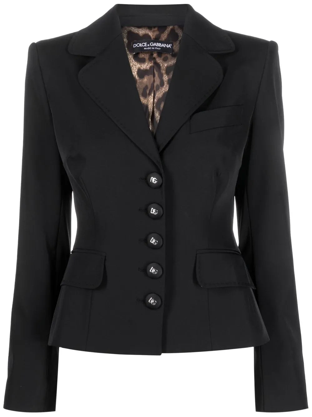 Logo-Plaque Button-Fastening Blazer