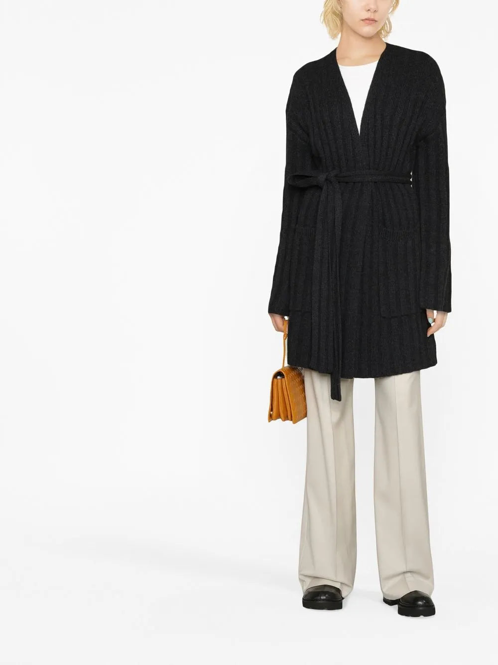 Tie-Waist Cashmere Cardigan