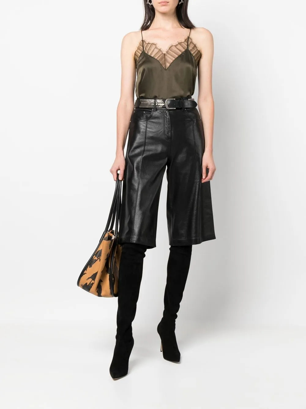 V-Neck Silk Vest Top