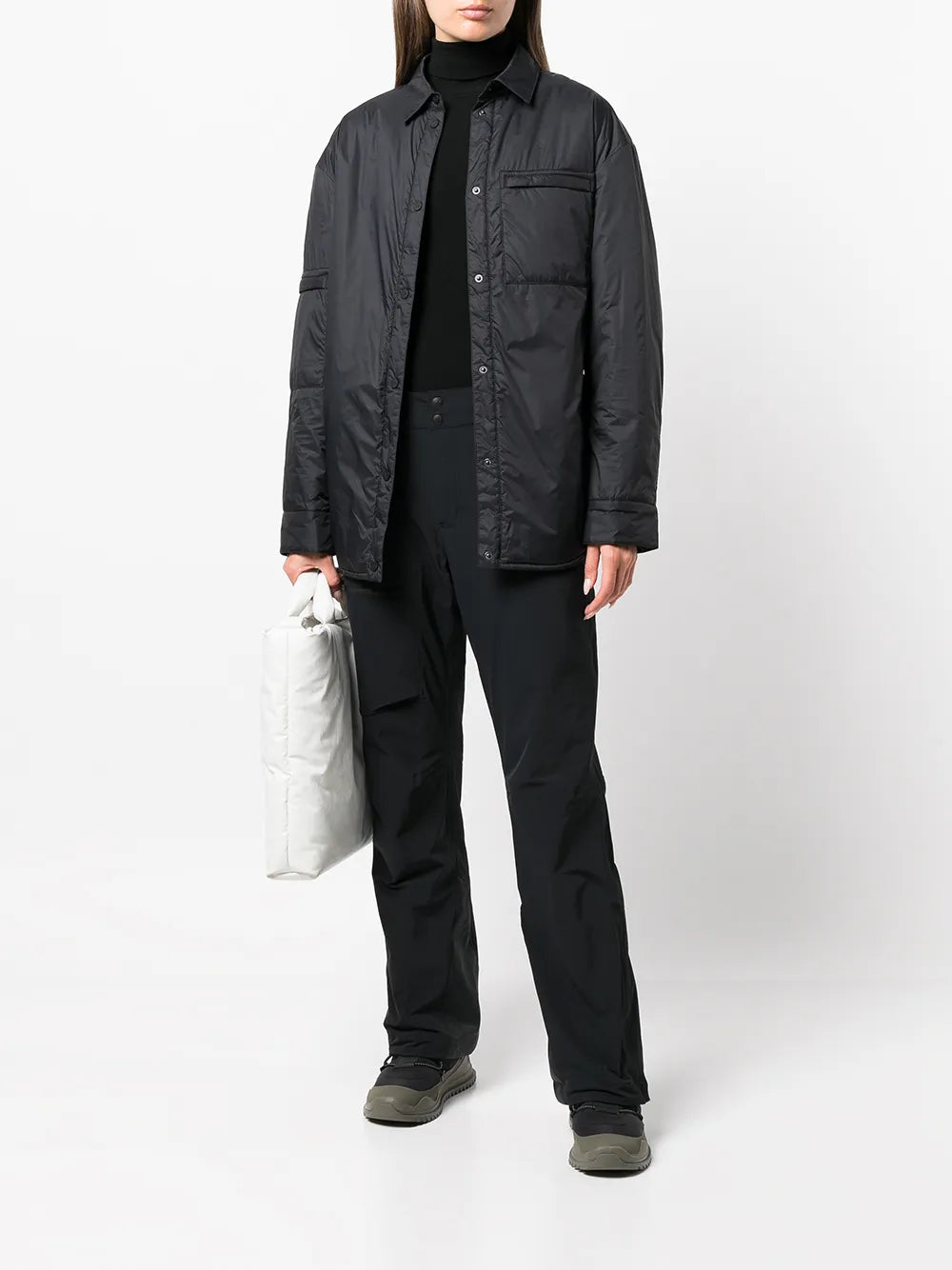 Pillow Padded Shirt Jacket