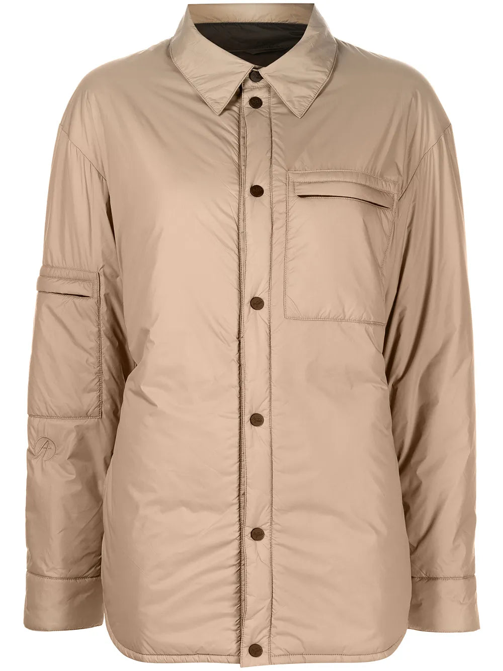 Pillow Padded Shirt Jacket