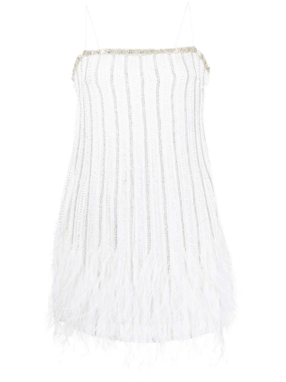 Rubina Sequin Feather Embellished Dress