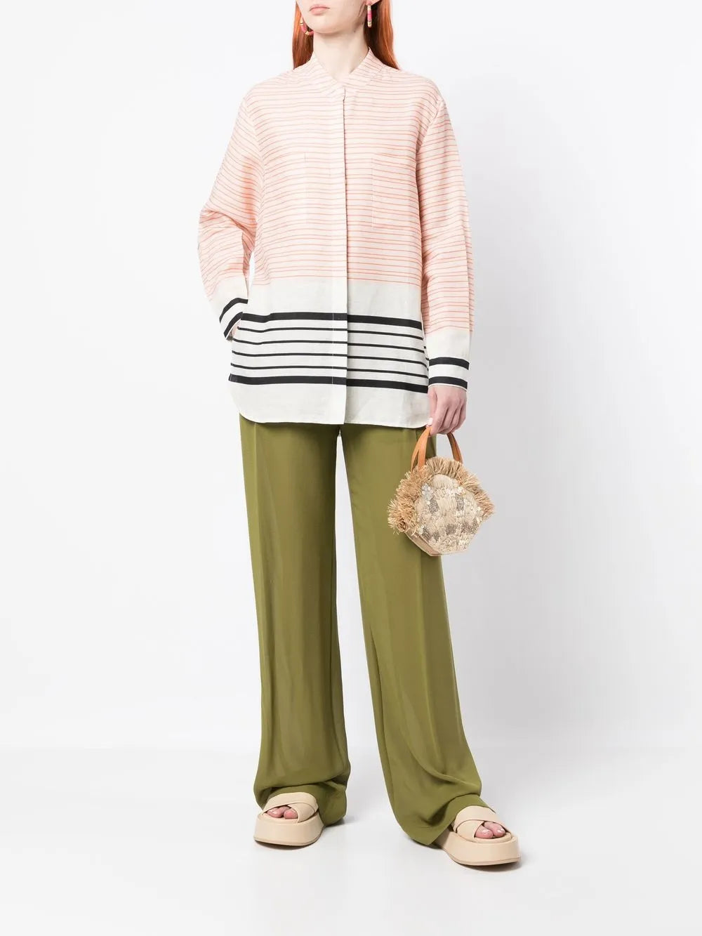 Aida Striped Linen Shirt