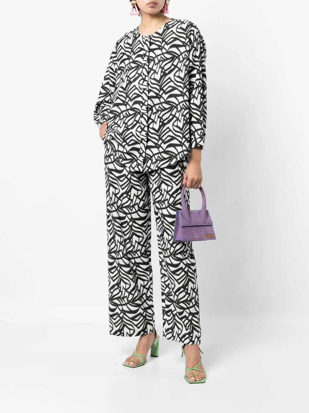 Geometric-Print Cairo Shirt