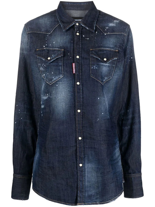 Icon Logo Denim Shirt