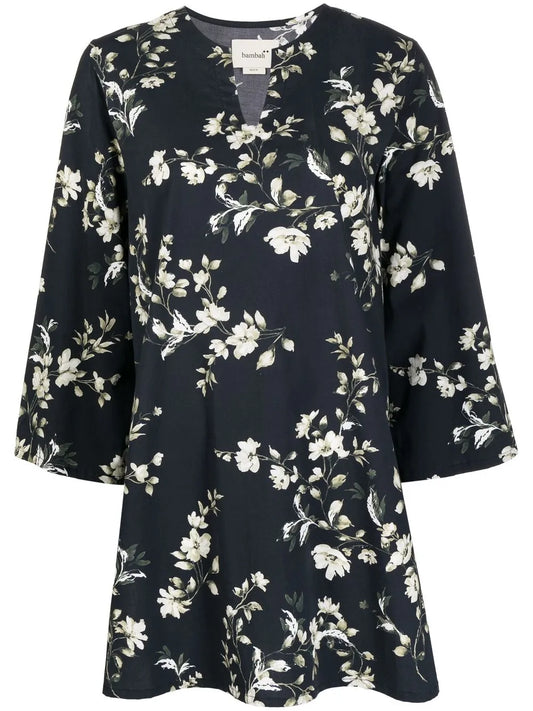 Floral-Print Cotton-Blend Tunic