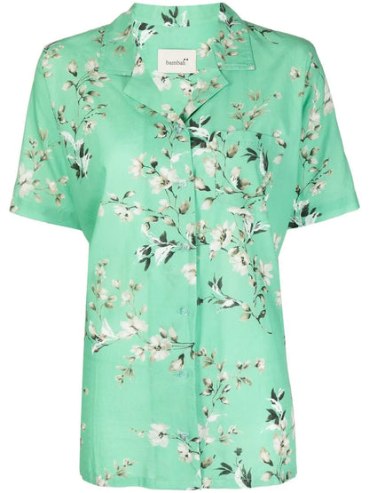 Floral Short-Sleeve Shirt