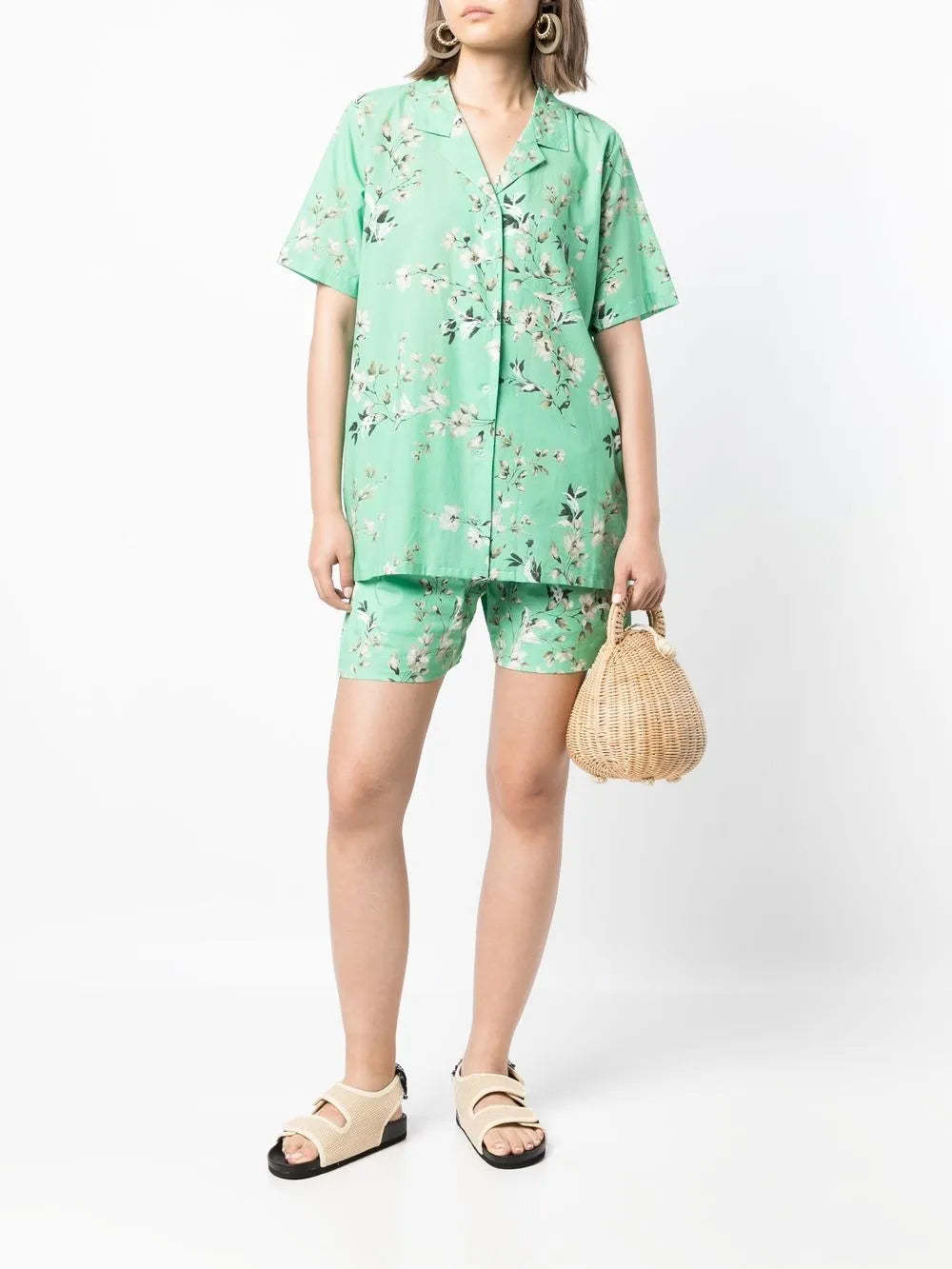 Floral Short-Sleeve Shirt