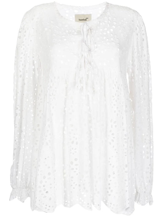 Crochet Flared Blouse