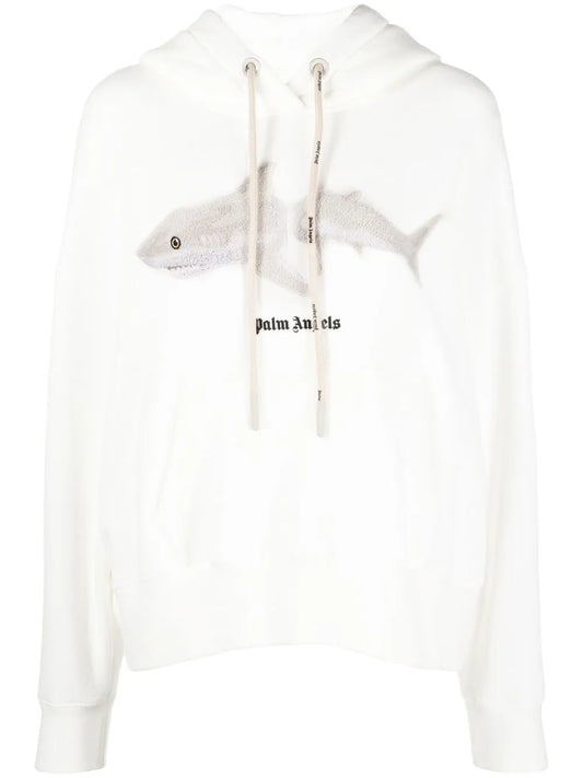 Graphic-Print Cotton Hoodie