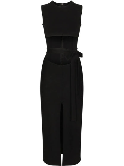 Belted Midi Dress