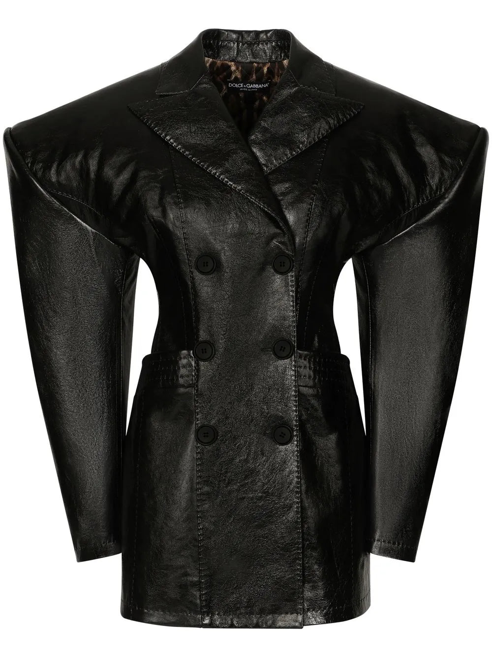 Structured Leather Jacket