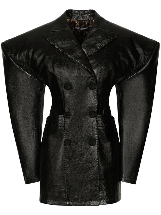 Structured Leather Jacket