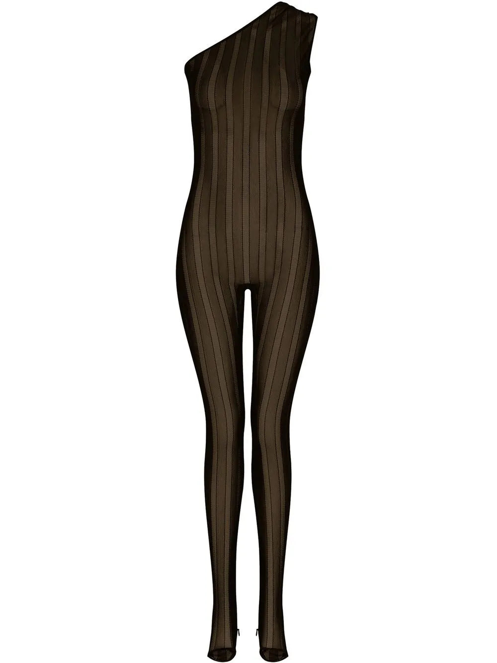 One-Shoulder Jacquard Jumpsuit