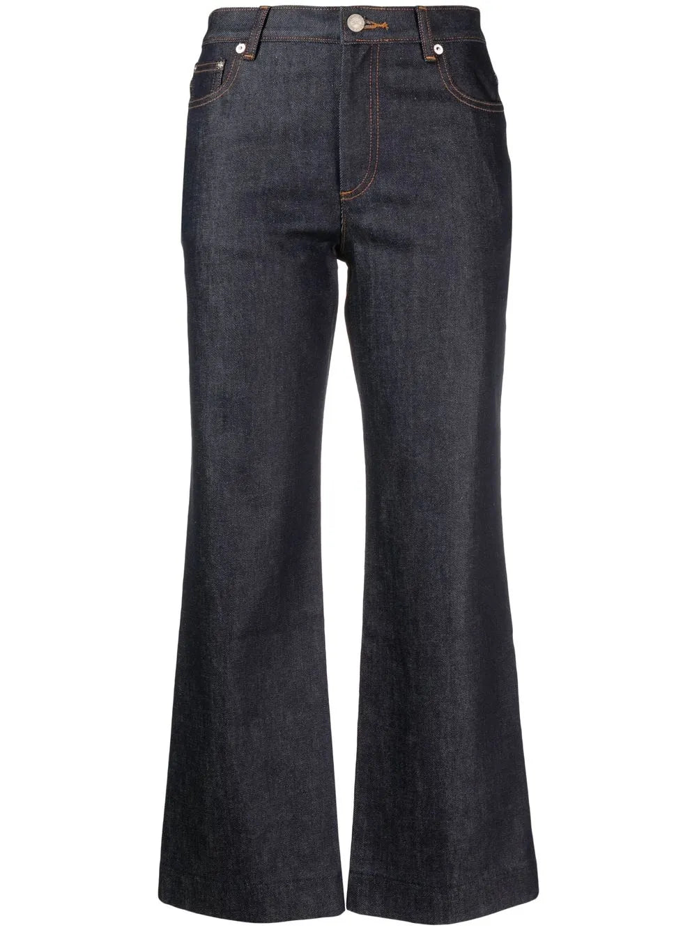 Mid-Rise Cropped Jeans